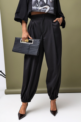 hlače DAVRELZA BLACK