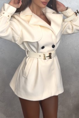 trench kaput ZANDELA WHITE