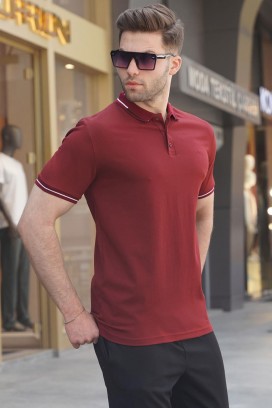 muška majica RILONZO BORDO