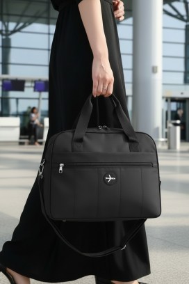 torba za ručnu prtljagu WINDINZA BLACK - pogodna za Ryanair/Wizzair