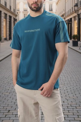 muška majica CHARLONZO PETROL