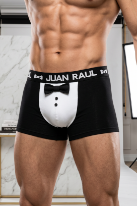 razigrane muške bokserice SORANO BLACK