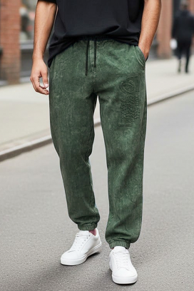 muške hlače RENZOLO GREEN
