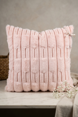 ukrasna jastučnica s reljefom MARLENZA PINK 40х40 cm