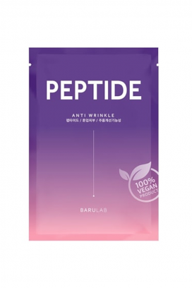 eksfolijacijska sheet maska za lice BARULAB The Clean Vegan Mask Peptide 23g